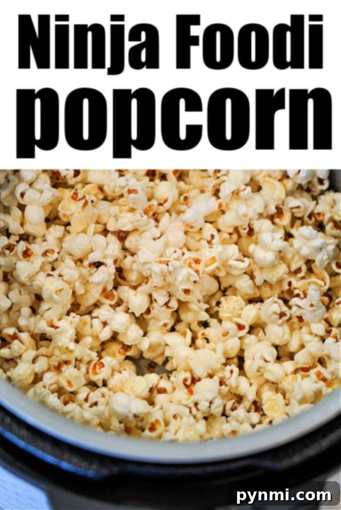 can you make popcorn in the ninja foodi