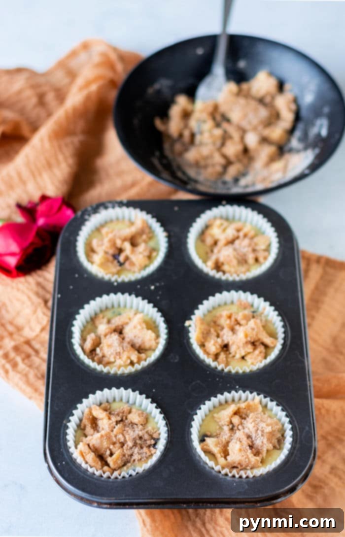 Irresistible Muffin Streusel 7 homemade blueberry muffins
