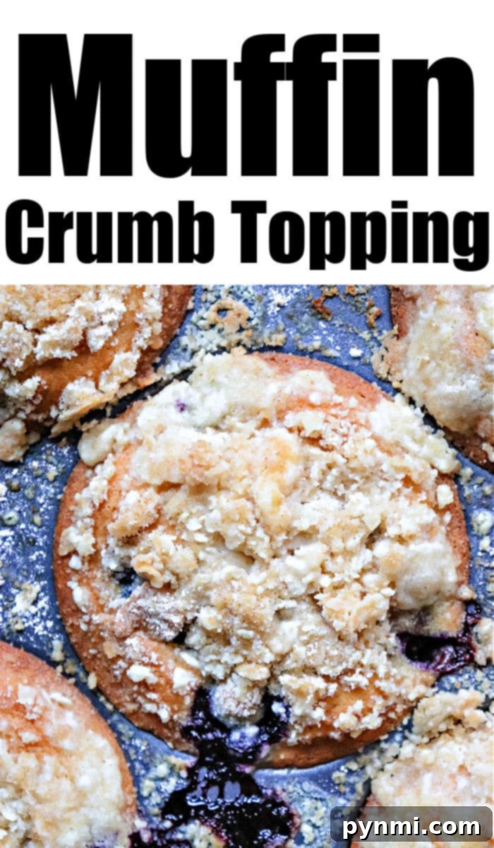 Irresistible Muffin Streusel 9 muffin crumb topping