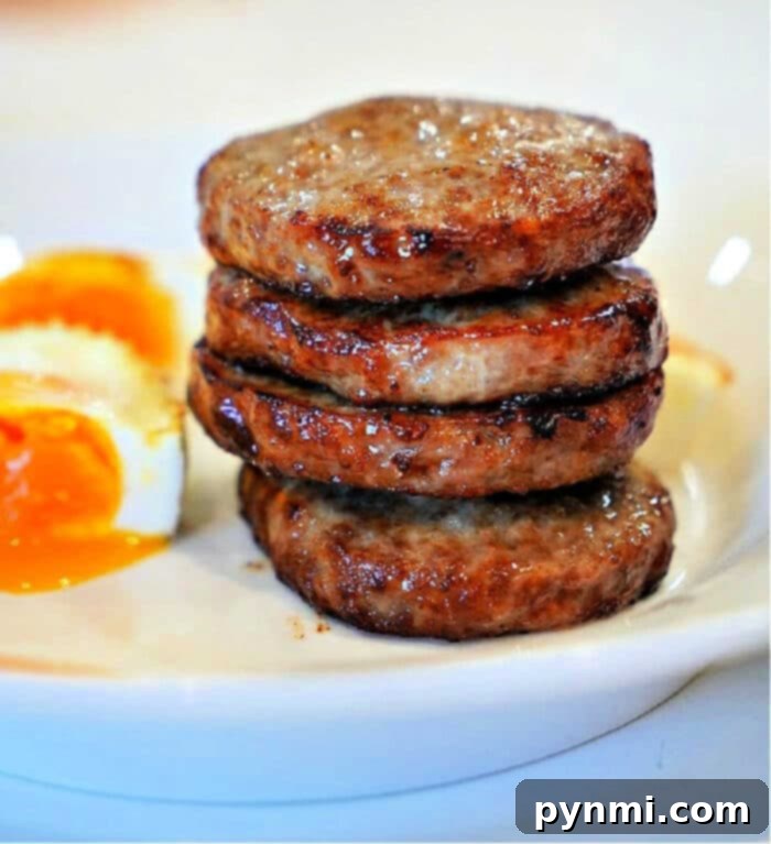 air fryer eggs and sausage, a perfect quick breakfast