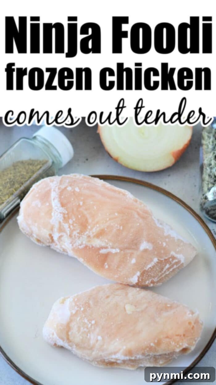 ninja foodi frozen chicken