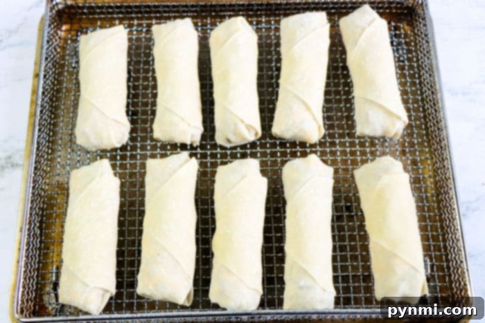 Crispy Beef Egg Rolls 7 Air Fryer ground beef Egg Rolls