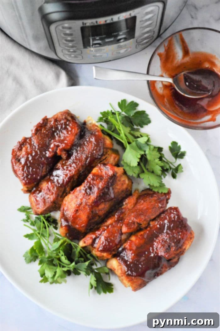 Easy Homestyle Instant Pot Country Ribs 2 Country Style Pork Ribs Instant Pot - Perfectly cooked and sauced