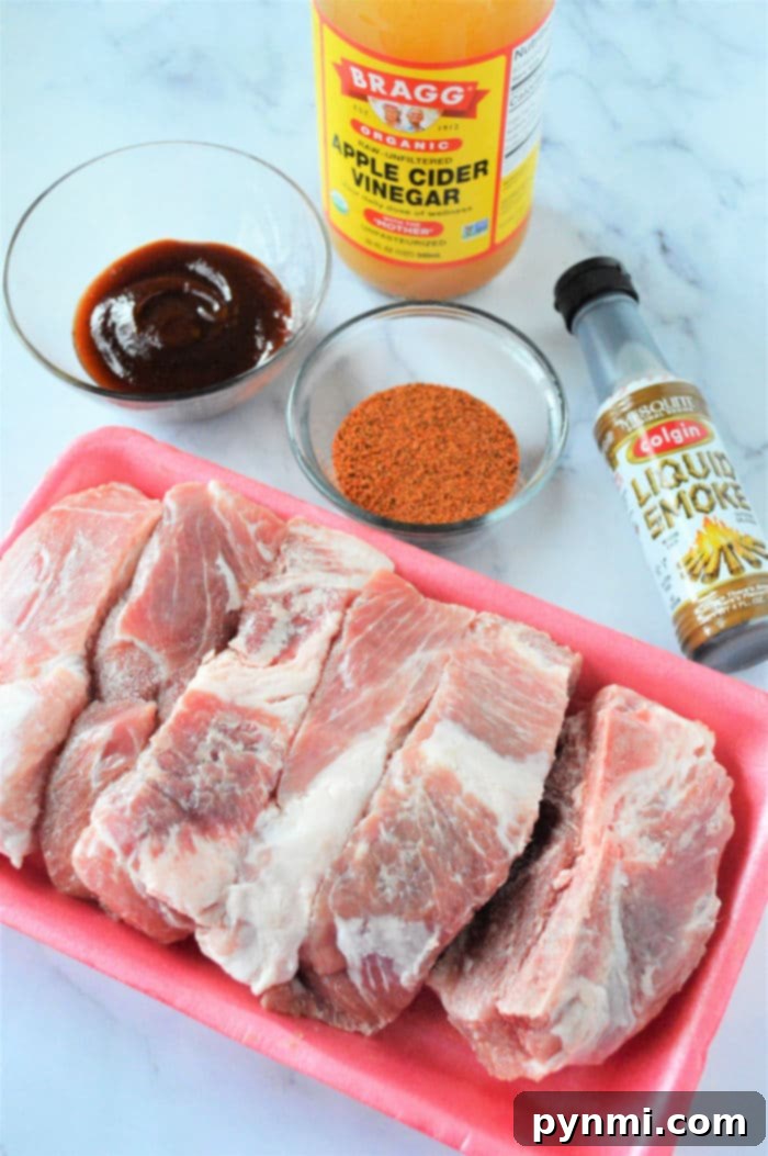 Easy Homestyle Instant Pot Country Ribs 4 instant pot country ribs - raw cuts