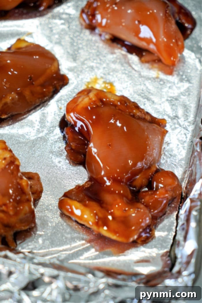 Teriyaki Chicken Thigh recipe setup