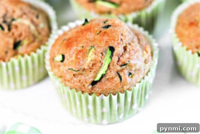 Deliciously Healthy Zucchini Applesauce Muffins 7 applesauce zucchini muffins