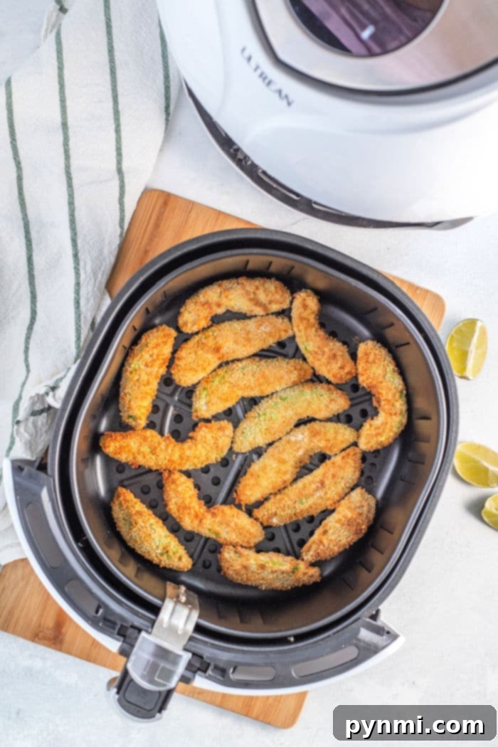 avocado fries air fryer