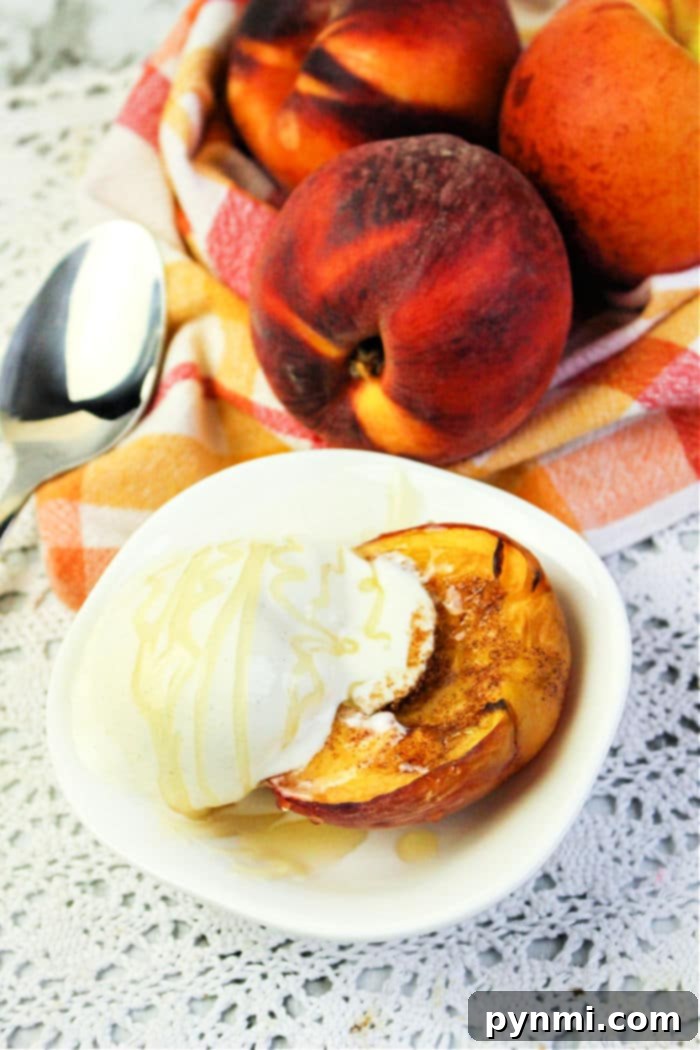 Air Fryer Peach