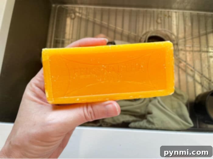 Multiple bars of Fels Naptha soap