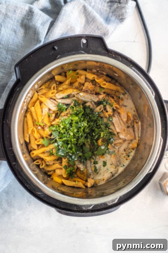 Instant Pot Olive Garden Chicken Pasta