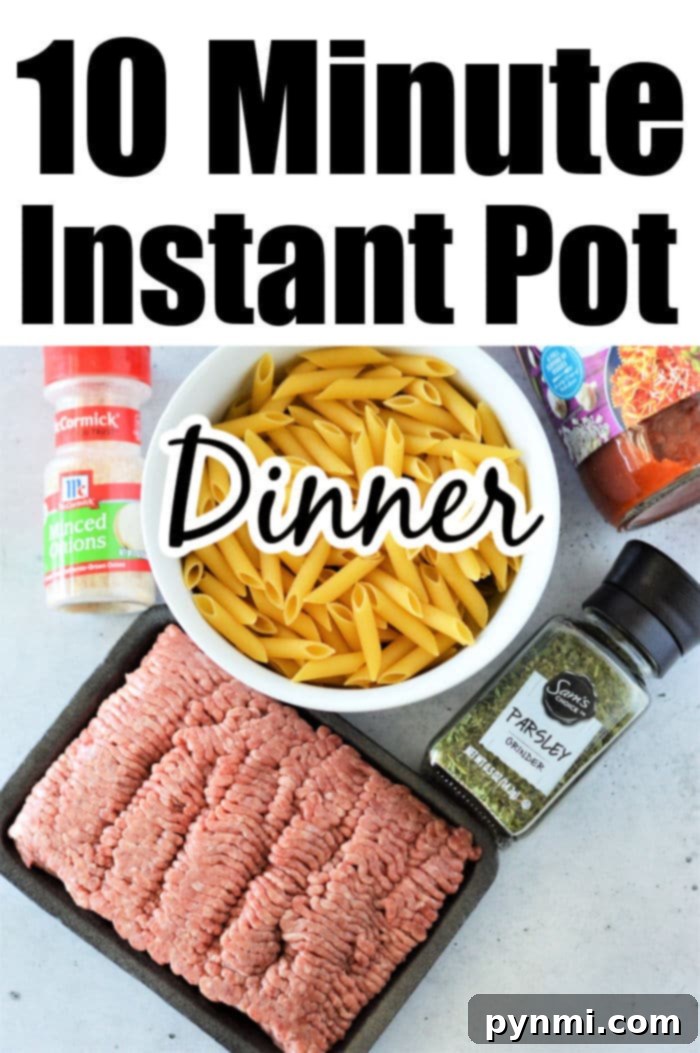 instant pot recipe for penne pasta