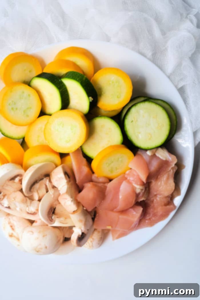 Crispy Air Fryer Chicken and Roasted Vegetables 4 chicken and vegetables air fryer