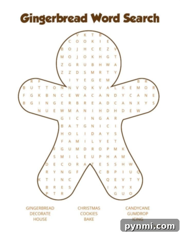 Magical Christmas Treasure Quest 4 Christmas Word Search for Kids: Gingerbread Man and Christmas Tree Versions