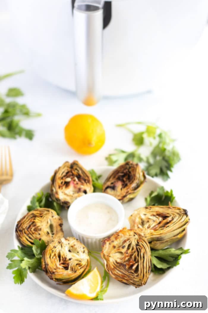 Crispy Air Fryer Artichoke Hearts 6 Air Fryer Artichokes