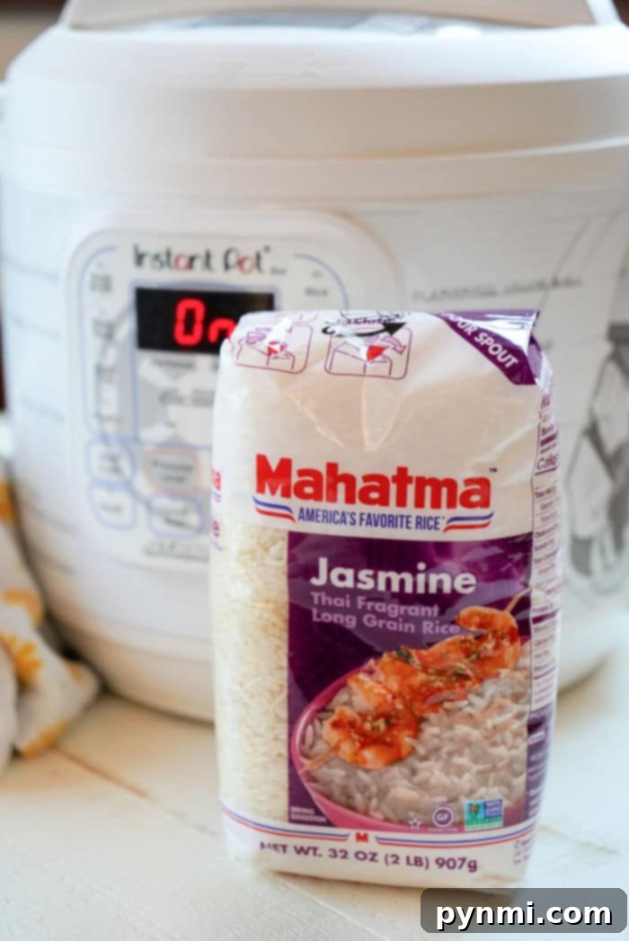 Perfect Fluffy Jasmine Rice in the Instant Pot 3 Jasmine Rice in Instant Pot