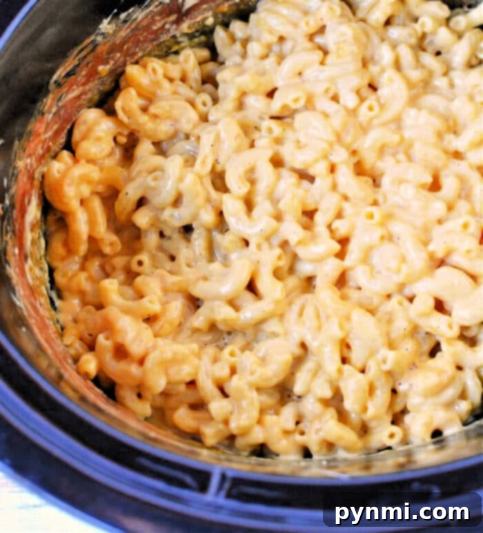 Ultimate Slow Cooker Mac and Cheese 2 Creamy Crockpot Macaroni and Cheese with Evaporated Milk