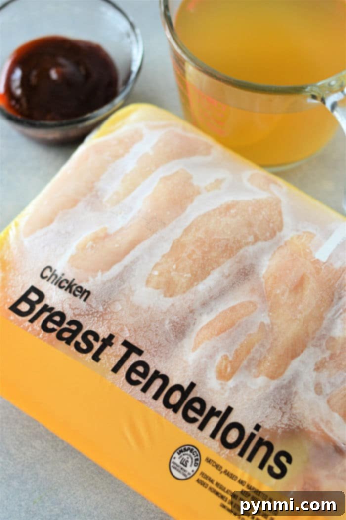 No Thaw Instant Pot Chicken Tenders 3 Frozen Chicken Tenders in the Pressure Cooker