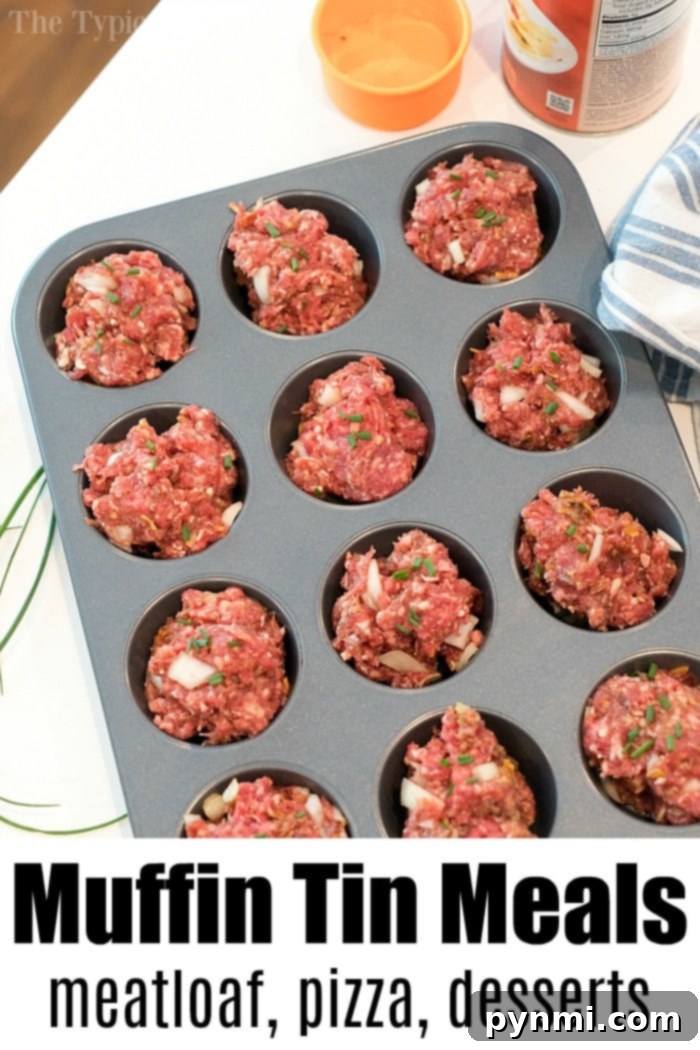 Muffin tin dinners are a fun and quick way to make meals, especially meatloaf! Muffin tin dinners featuring meatloaf