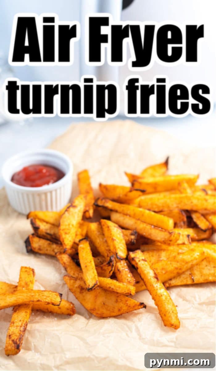 Crispy Turnip Fries 8 air fryer turnip fries recipe
