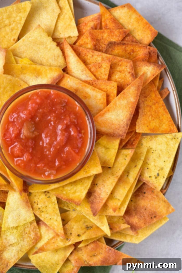 A collage of 6 healthy snacks to make in an air fryer.
