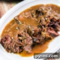 Slow Cooker Roast Beef and Gravy recipe