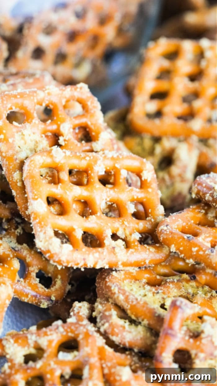 honey mustard pretzels arranged on a baking sheet