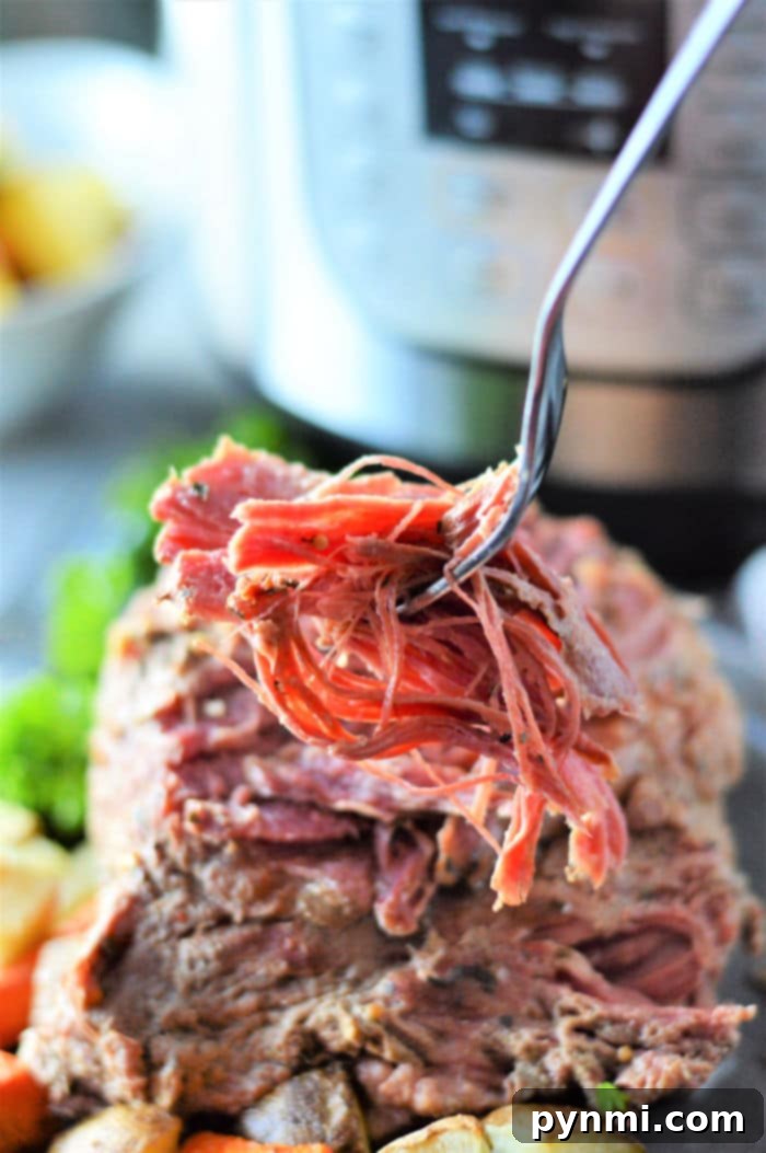 Instant Pot Frozen Corned Beef ready to cook