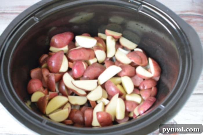Effortless Crockpot Sausage and Cabbage Supper 5 Crockpot Cabbage Sausage and potatoes