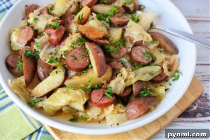 Effortless Crockpot Sausage and Cabbage Supper 9 cabbage and sausage crockpot