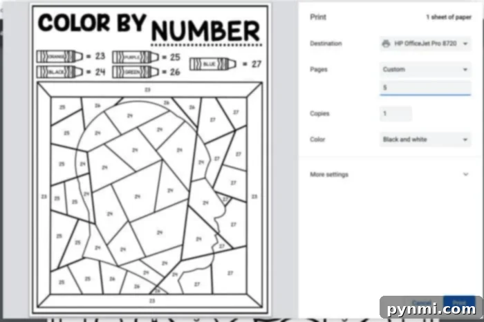 Coloring Dr. King's Dream 6 Screenshot Guide: How to Print a Printable Document