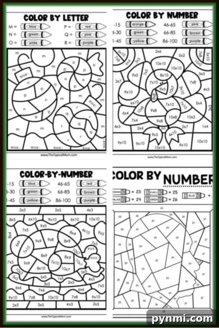 Your Source for Free Color by Number 2 Free Color by Number Sheets for Kids