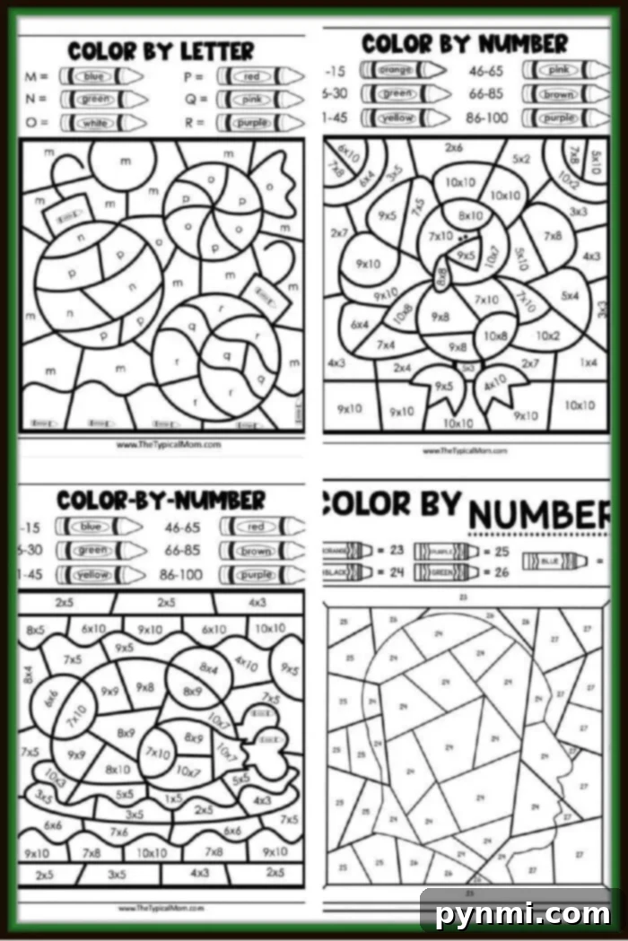 Your Source for Free Color by Number 13 Color by Number Free Printables Collection