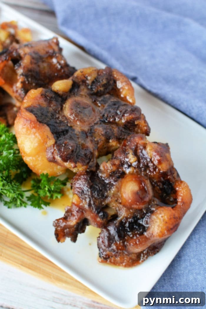 Fall-Off-The-Bone Slow Cooker Oxtail 10 oxtail in crockpot