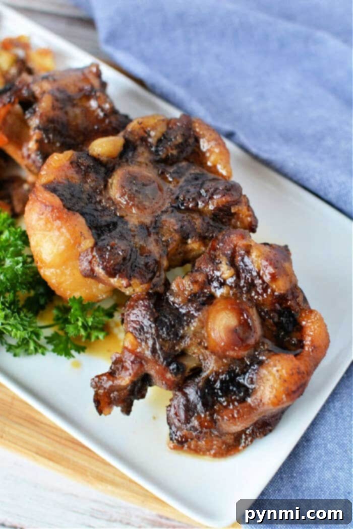 Fall-Off-The-Bone Slow Cooker Oxtail 11 crockpot oxtails and gravy
