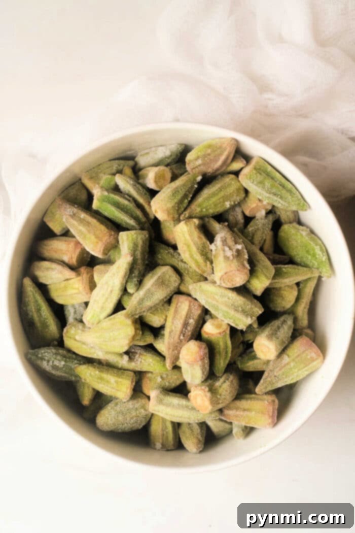 Crispy Air Fried Frozen Okra 2 how to cook frozen okra in air fryer