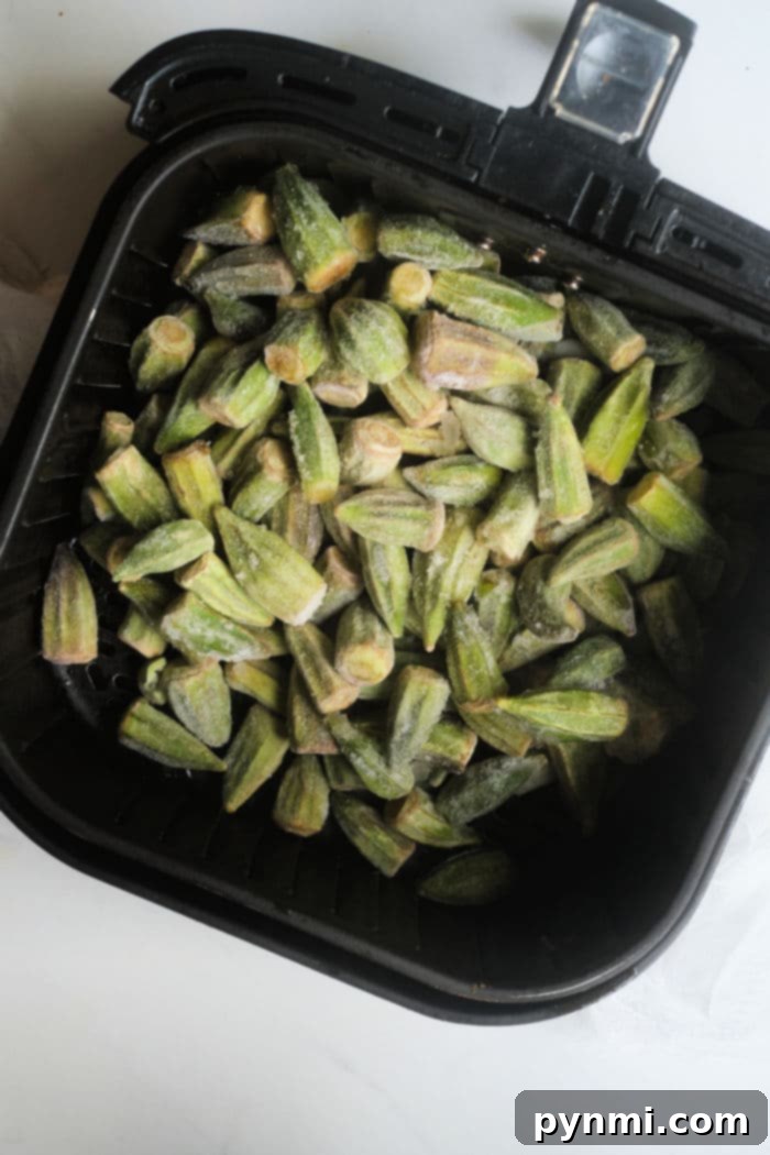 Crispy Air Fried Frozen Okra 5 air fryer okra