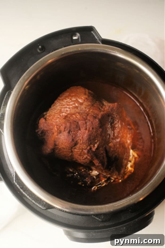 Succulent Mexican chuck roast, ready to be pulled apart and enjoyed.