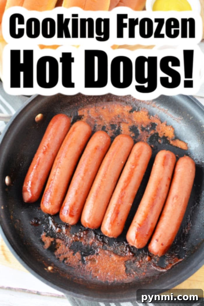 Effortless Cooking: Hot Dogs Straight From the Freezer 6 How to Cook a Frozen Hot Dog