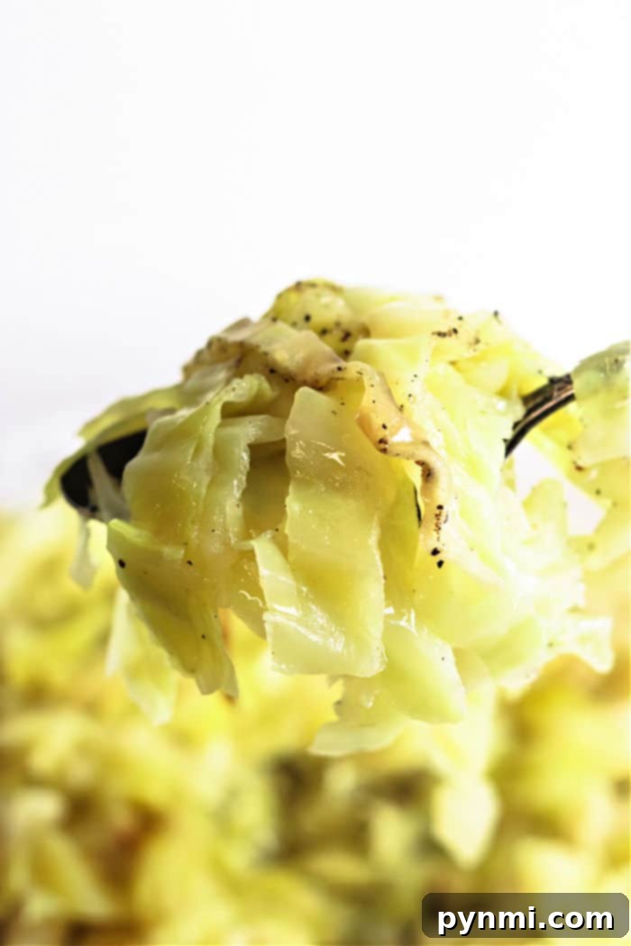 Comforting Crockpot Cabbage Creations 2 Deliciously tender cabbage cooking in a crockpot, ready for a comforting meal.