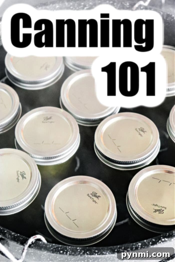 how to can food