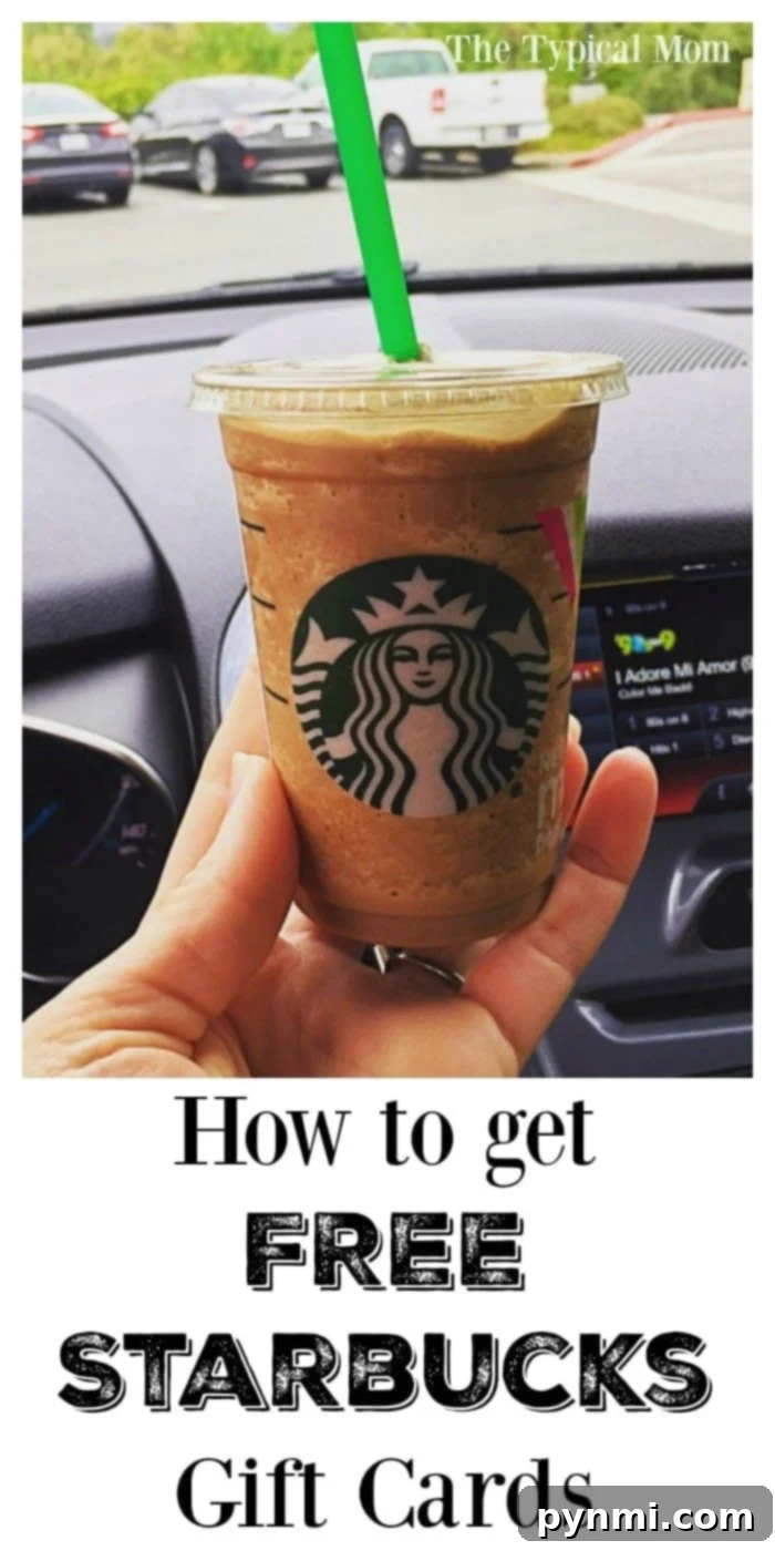 Score Free Starbucks Stars Today 3 How to get free Starbucks gift cards consistently