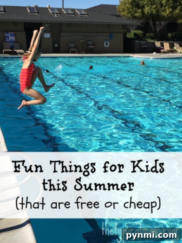 100+ fun things for kids to do in the Summer. It works for any city and great for all ages. Find free movies, reading programs, crafts for kids and more to keep them busy and have fun together during the summertime when they're off. Find a new activity and make new memories this year. #summer #free #cheap #activities #kids Smiling children enjoying free summer activities outdoors, depicting fun things for kids to do in the summer