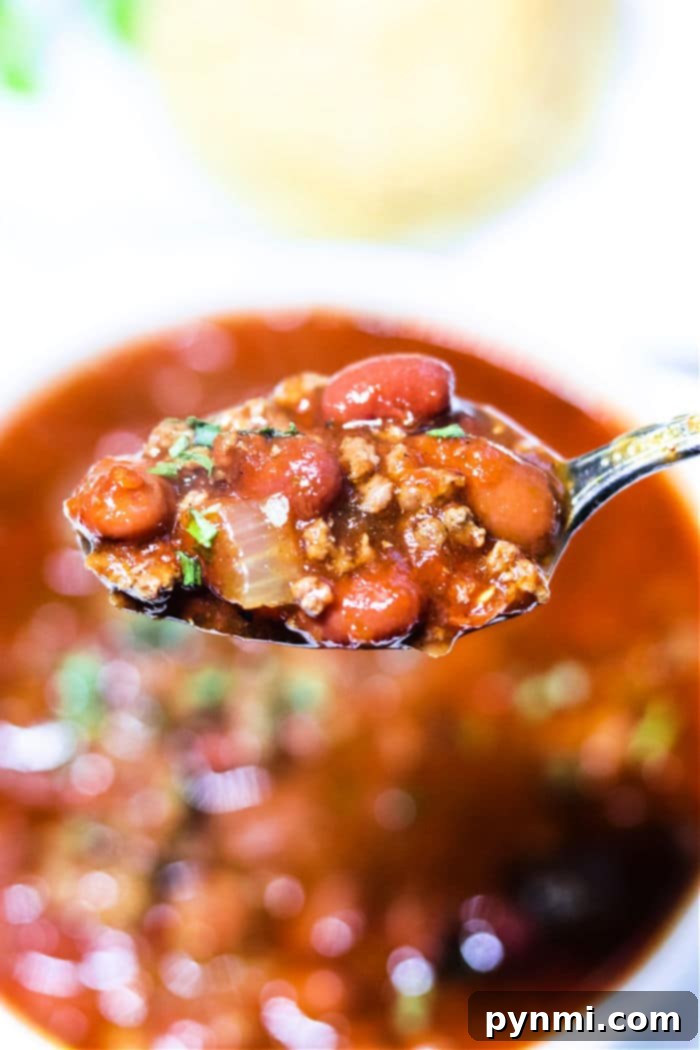 venison chili slow cooker