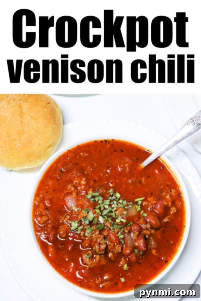 Crockpot Venison Chili