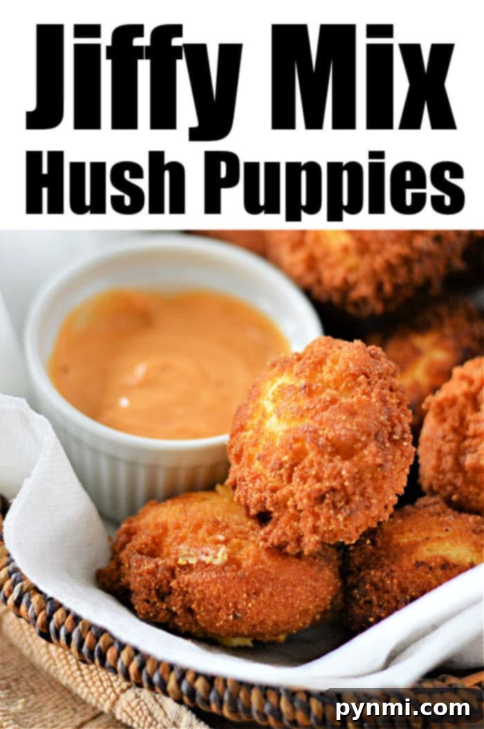 A vibrant, delicious platter showcasing How to Make Hush Puppies with Jiffy Mix, ready to be enjoyed.