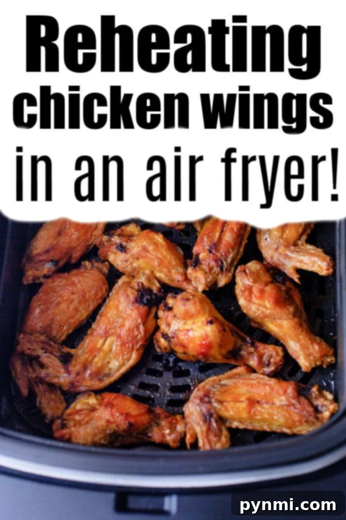 Reheat Chicken Wings in Air Fryer with a perfect golden-brown crisp.