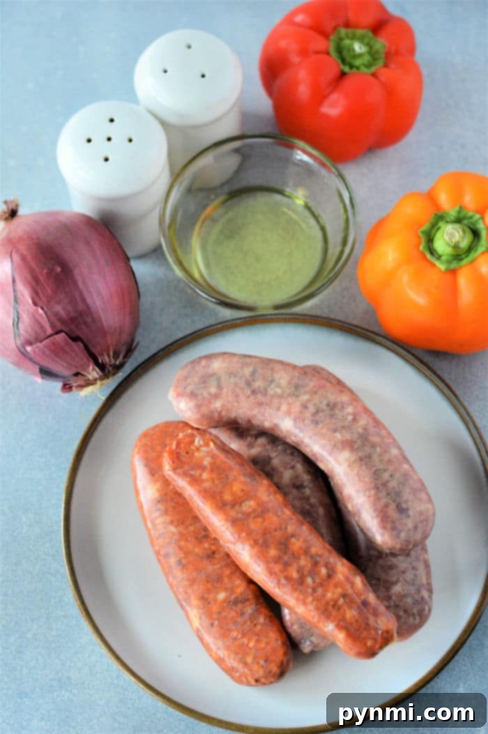 Effortless Oven Bratwurst Perfection 3 How to Cook Bratwurst: Juicy brats baked to perfection with colorful vegetables