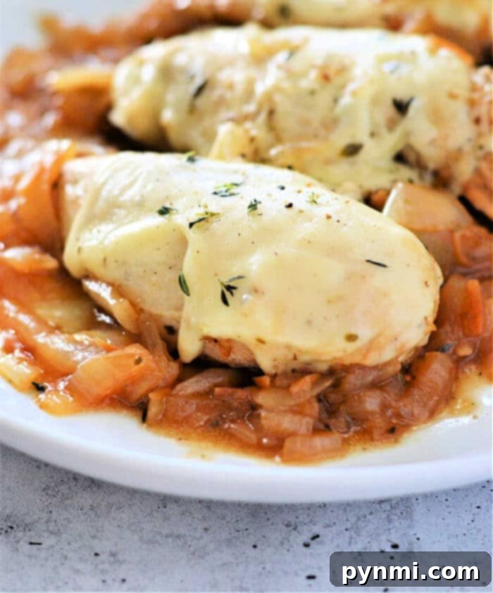 french onion chicken instant pot