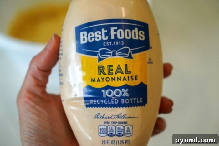 Easy Homemade Sriracha Mayo 3 A jar of mayonnaise, the essential base for Sriracha mayo