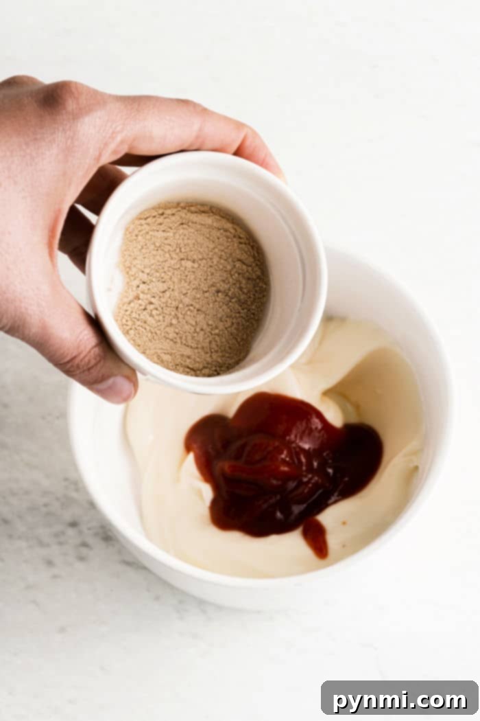 Easy Homemade Sriracha Mayo 5 Ingredients for Sriracha mayonnaise recipe laid out on a table